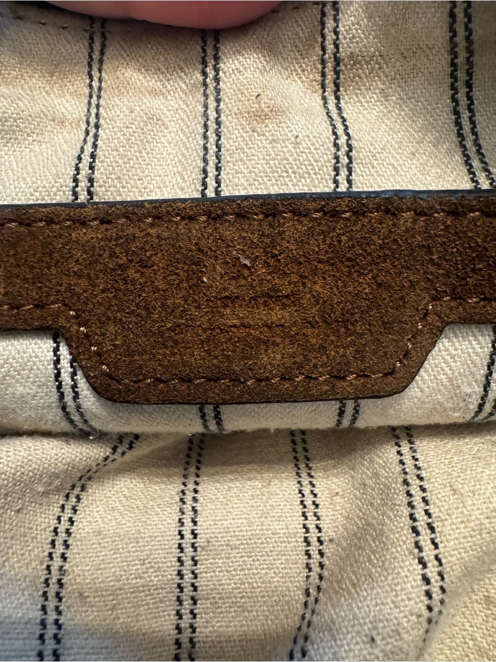 Rag & Bone Brown Suede Crossbody with Adjustable Strap - Picture 5 of 9